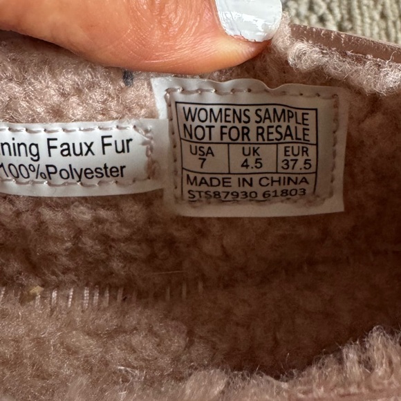 Sperry Float loafer slip on pink blush fur lined inside rubber 7 - Picture 10 of 10